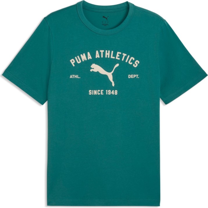 Мужская футболка Puma Class Graphic Emerald Ice, s.XXL