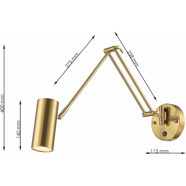 Бра Flitz Leuchten Arm (FL705-1W)