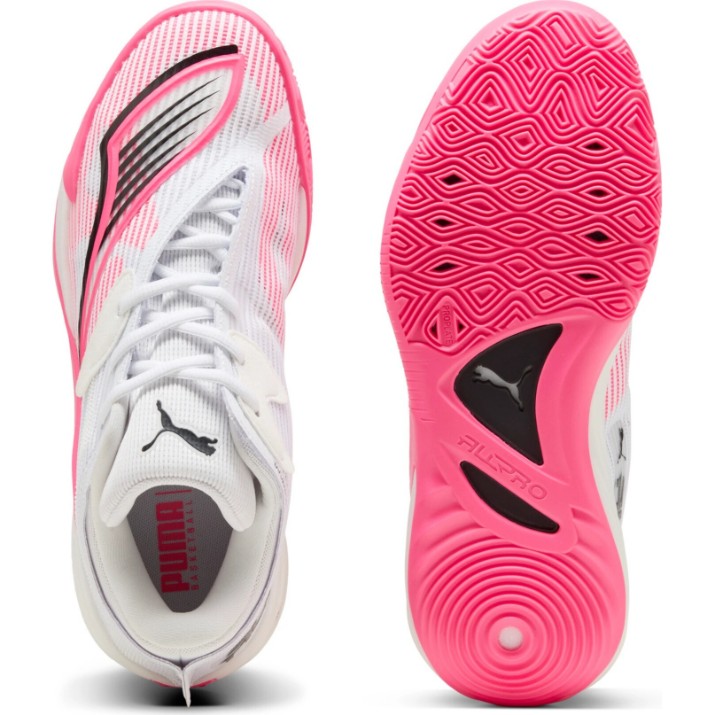 Кроссовки мужские Puma All-Pro Nitro 2 Basketball Puma White/Black/Pure Pink, s.41