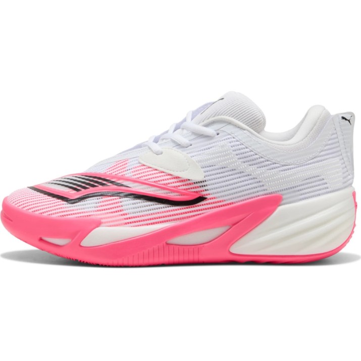 Adidași pentru bărbați Puma All-Pro Nitro 2 Basketball Puma White/Black/Pure Pink, s.43
