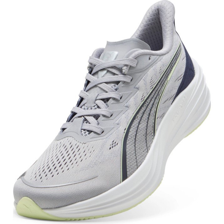 Adidași pentru bărbați Puma Darter Pro 2 Vibrant Silver/Deep Plum/Apple Spritz, s.47