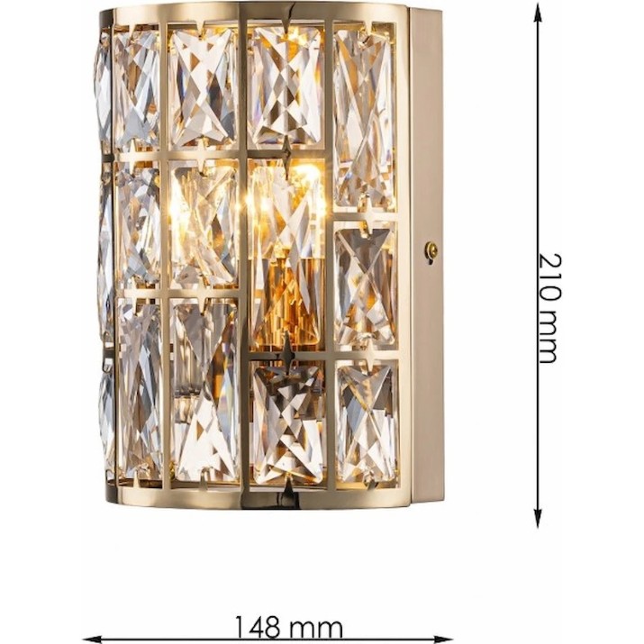 Candelabru de perete Lampardi Dune LP4016-1W