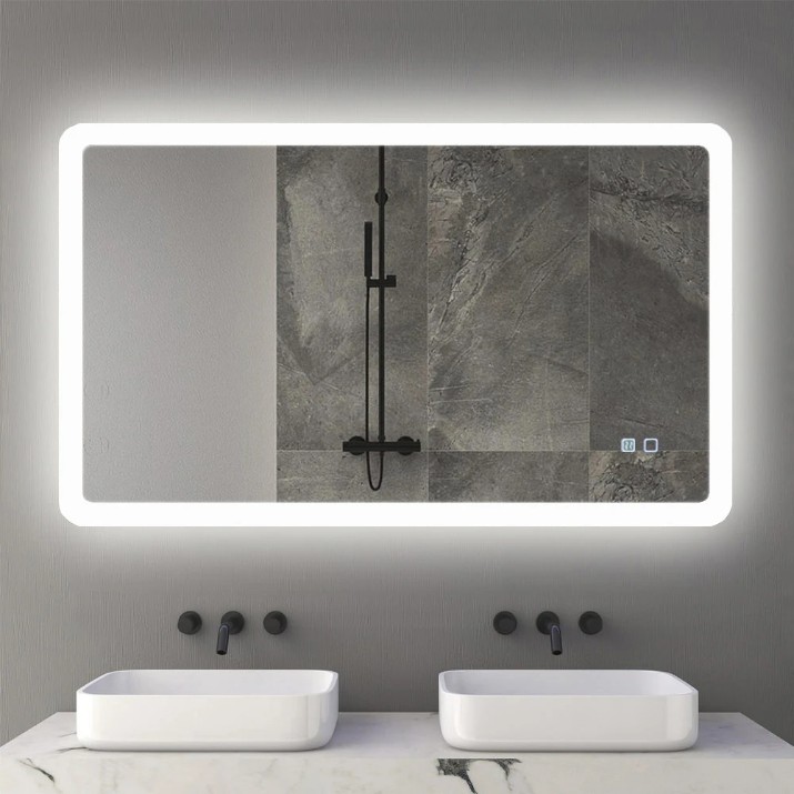 Oglindă baie Bayro Gama 1200x800 Led Touch (124180)