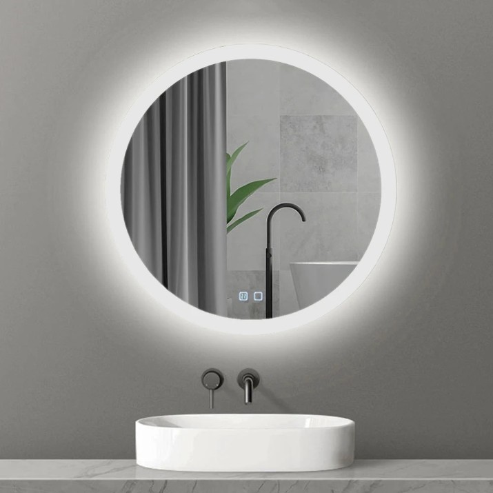 Oglindă baie Bayro Gama 900x900 Led Touch (124187)