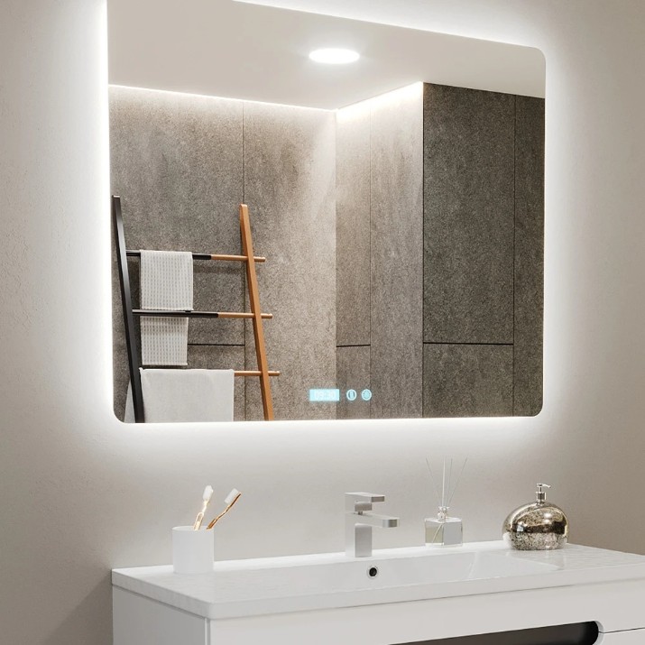 Зеркало для ванной Bayro Moon 1000x800 Led Touch (124188)