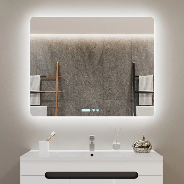 Зеркало для ванной Bayro Moon 1000x800 Led Touch (124188)