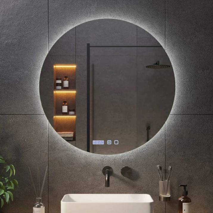 Зеркало для ванной Bayro Moon 700x700 Led Touch (124195)