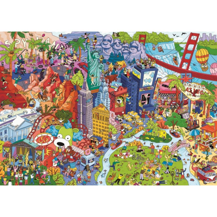 Puzzle Trefl Spy Guy Lost Items: USA 500pcs (37480)