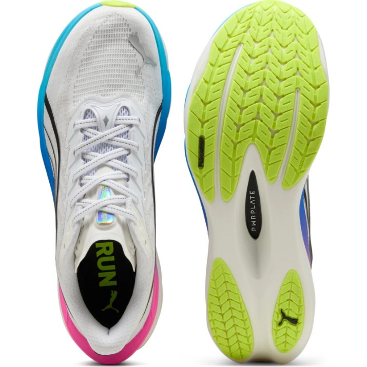 Кроссовки мужские Puma Deviate Nitro 4 Puma White/Poison Pink/Ultra Blue, s.42