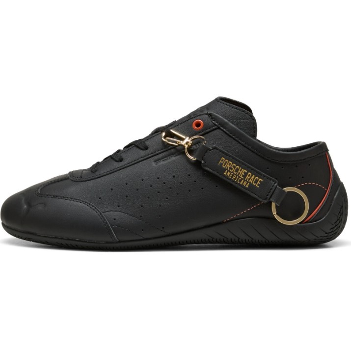 Adidași pentru bărbați Puma Porsche Legacy Speedcat Lth Puma Black/Amarena, s.42.5