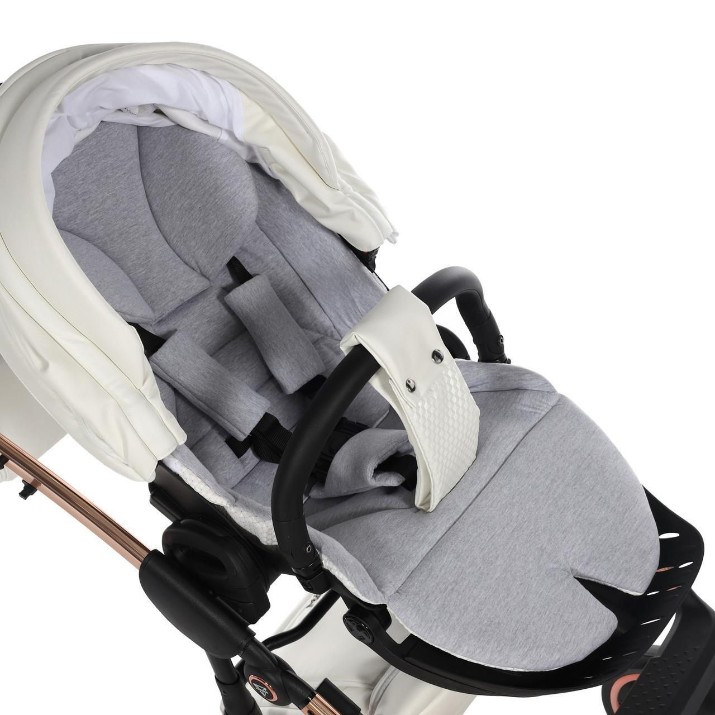 Коляска Junama Fluo Line V3 White Rose (WGJUNAMAFLUOLINE3-16)