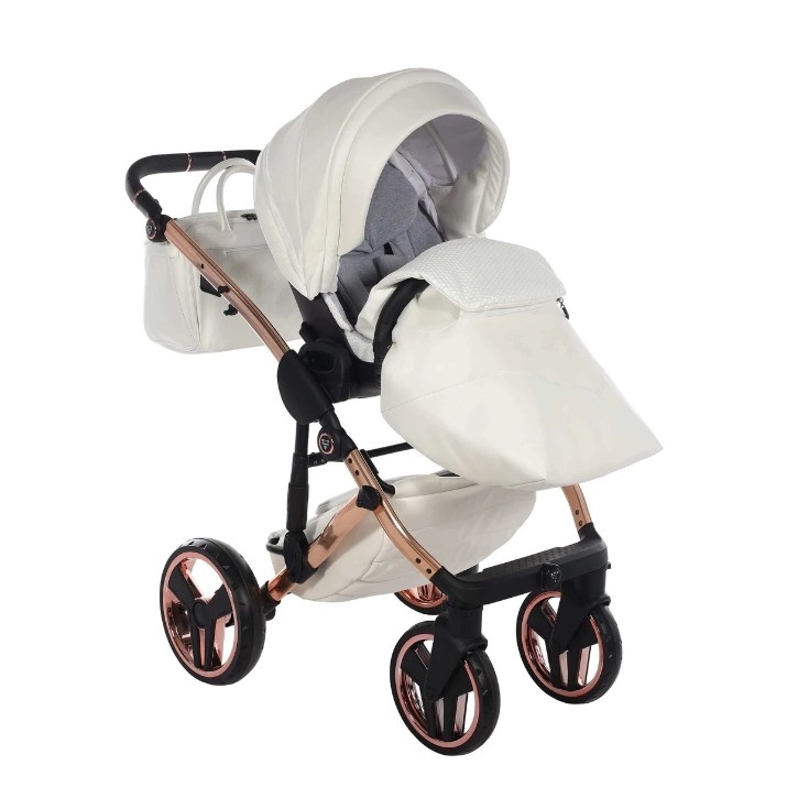 Коляска Junama Fluo Line V3 White Rose (WGJUNAMAFLUOLINE3-16)