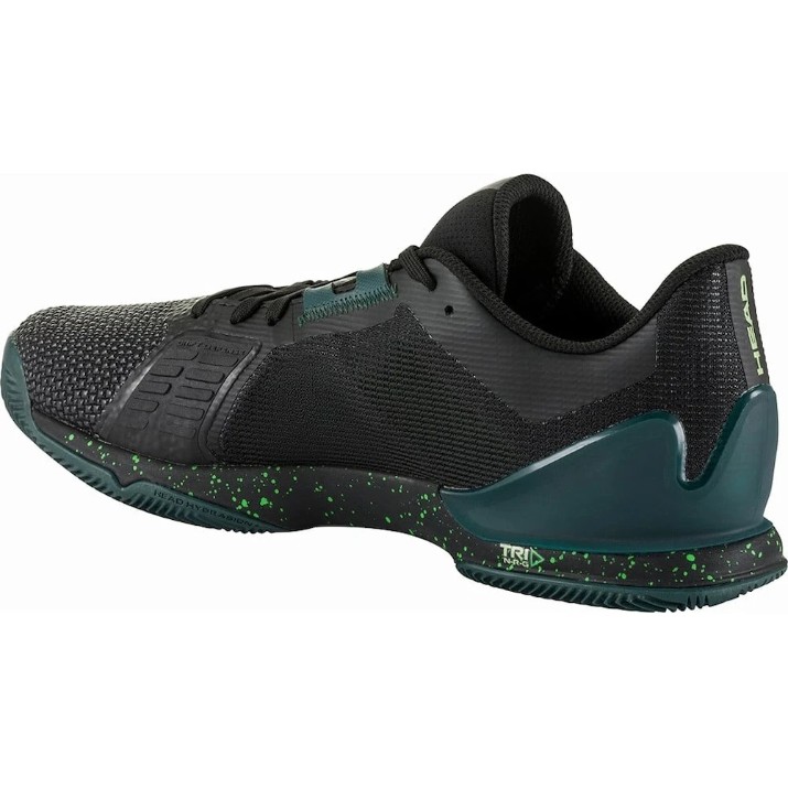 Adidași pentru bărbați Head Sprint Pro 3.5 SF Clay Men 40.5 Black/Fluo Green