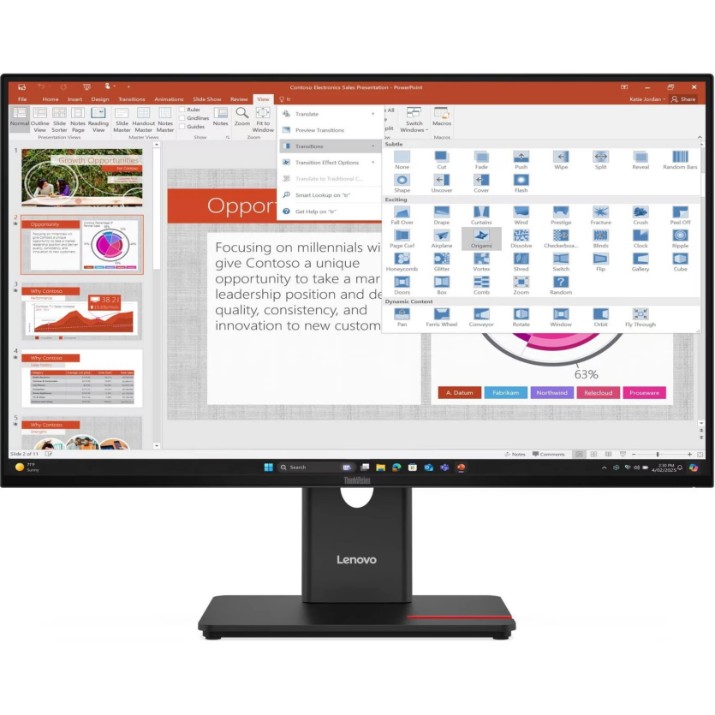 Монитор Lenovo ThinkVision T27-40