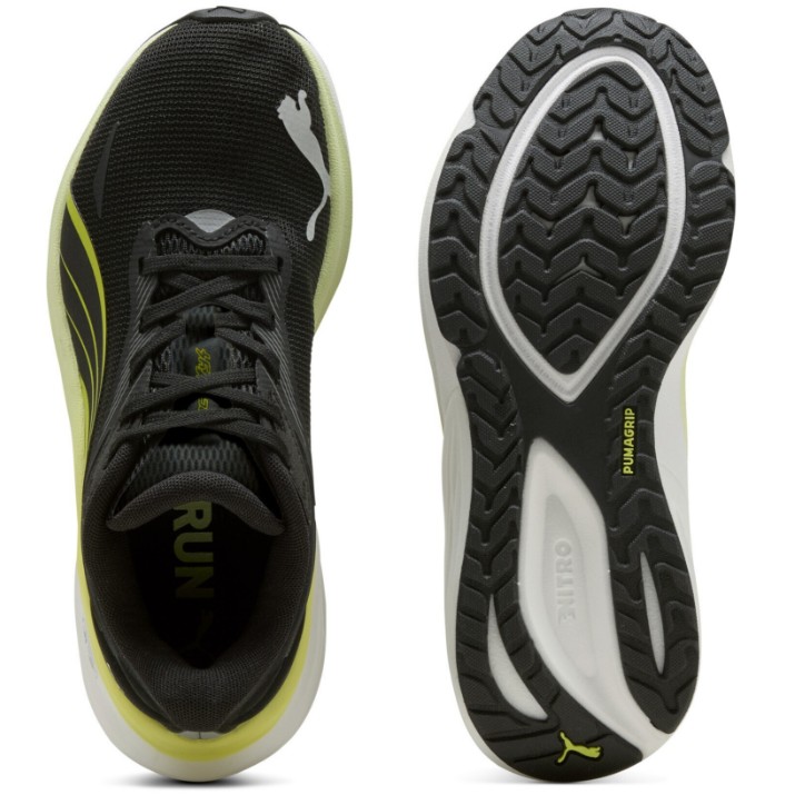 Кроссовки детские Puma Electrify Nitro 4 Jr Puma Black/Apple Spritz/Lux Lime, s.37