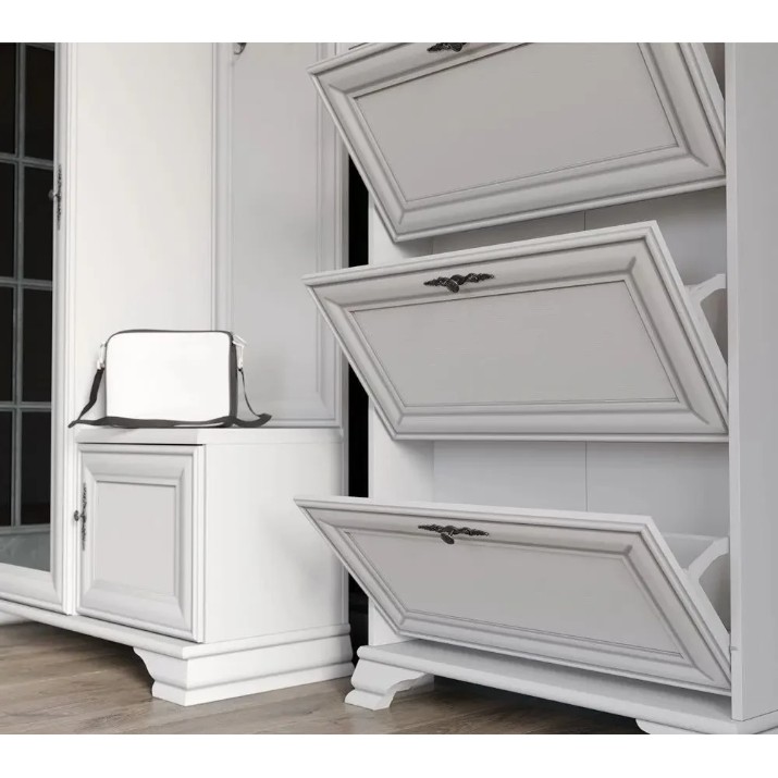 Rafturi pentru pantofi Gerbor Kentuki SFK3B White Alpine