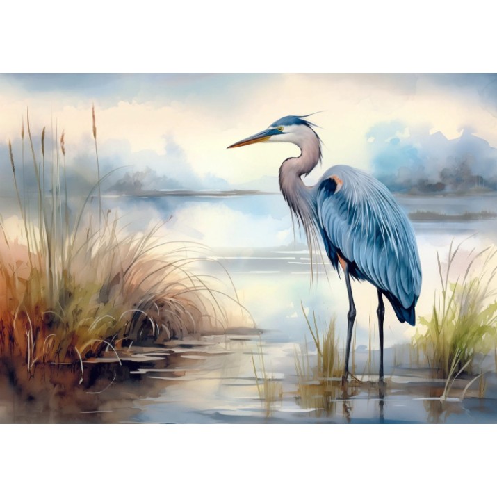 Пазл Trefl 1000 Blue Heron in the Wild (99279)