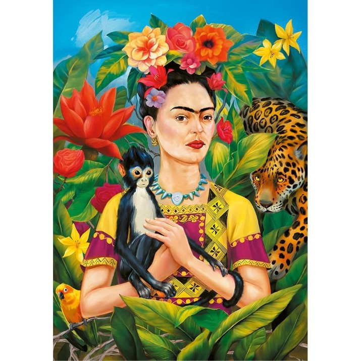 Puzzle Trefl 1000 Frida Kahlo: Jungle Portrait (12094)
