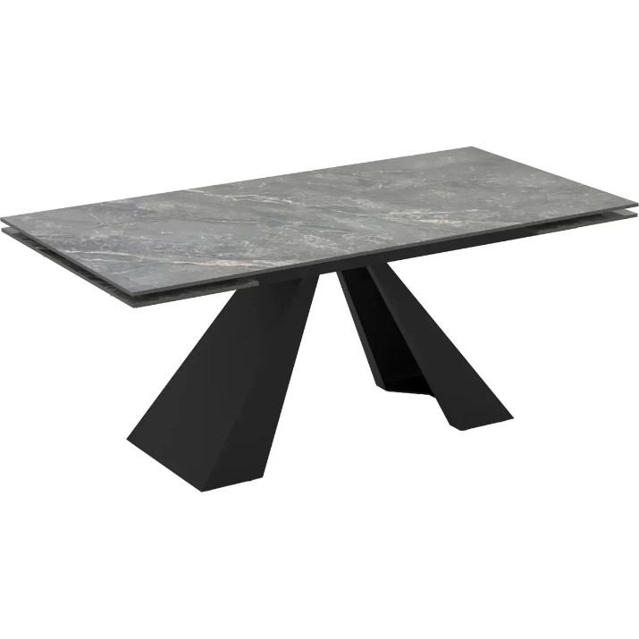 Обеденный стол Magnusplus Monza 90x180/220/260 Ceramica Shadow