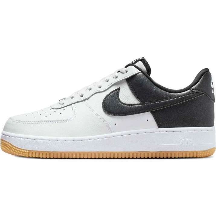 Ghete pentru bărbați Nike Air Force 1 07 LV8 Summit White/Black/Metallic Silver/White/Gum Yellow, s.41