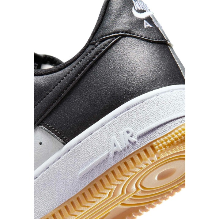 Кеды мужские Nike Air Force 1 07 LV8 Summit White/Black/Metallic Silver/White/Gum Yellow, s.42