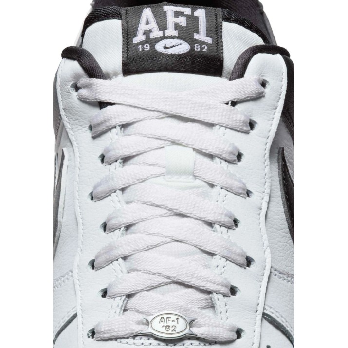 Ghete pentru bărbați Nike Air Force 1 07 LV8 Summit White/Black/Metallic Silver/White/Gum Yellow, s.44