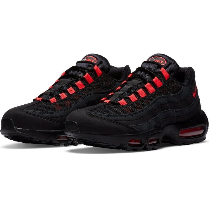 Кроссовки мужские Nike Air Max 95 Og Black/Team Crimson/Wolf Grey, s.44
