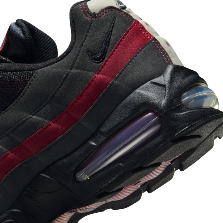 Adidași pentru bărbați Nike Air Max 95 Og Black/Team Crimson/Wolf Grey, s.46