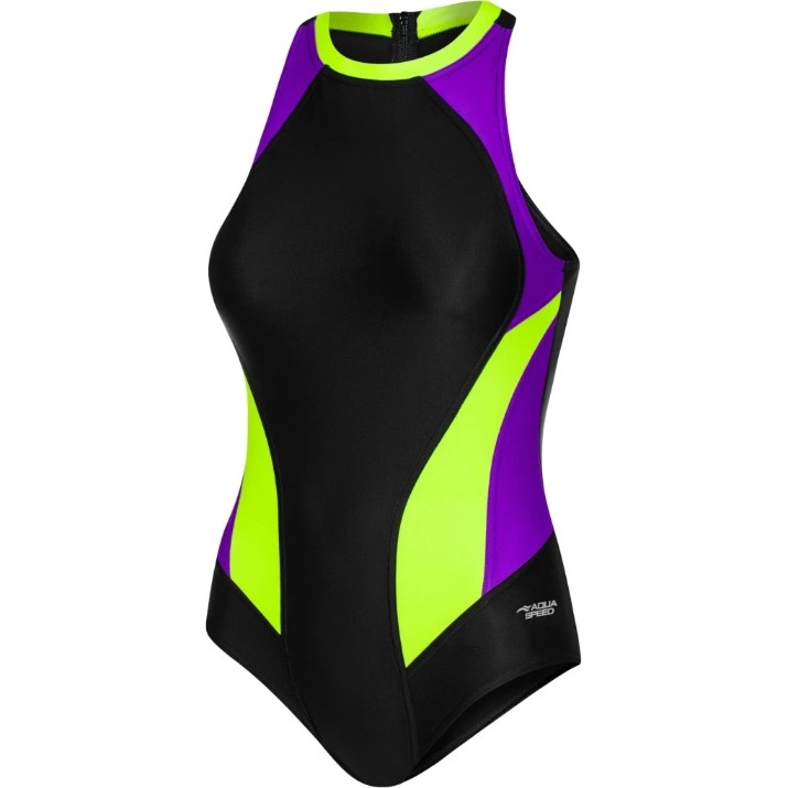 Купальник Aqua Speed Nina 44 Black/Lime/Purple