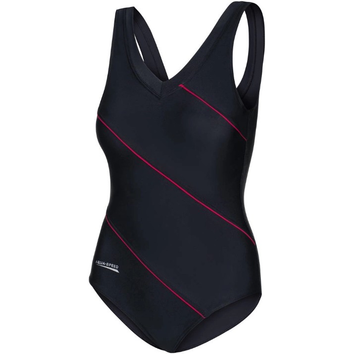 Costum de baie Aqua Speed Sophie 16, s.54 Black/Pink