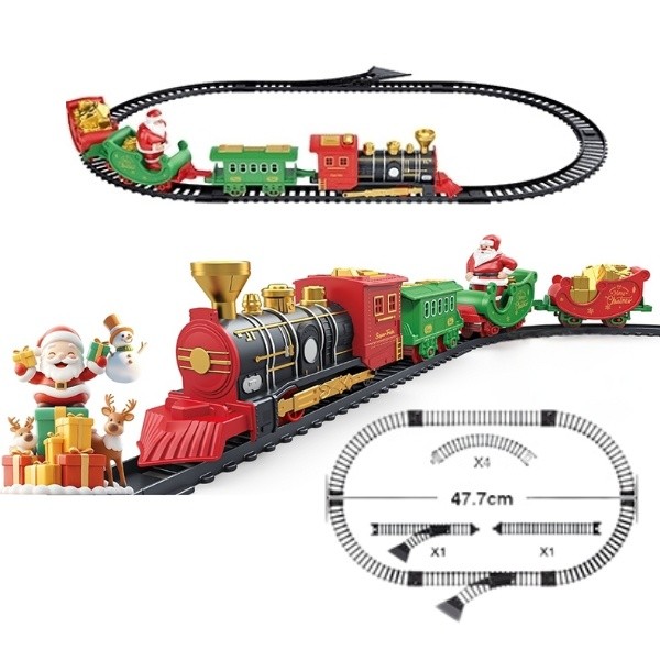 Детская игровая дорога Essa Toys Christmas Rail Train (699-103A)
