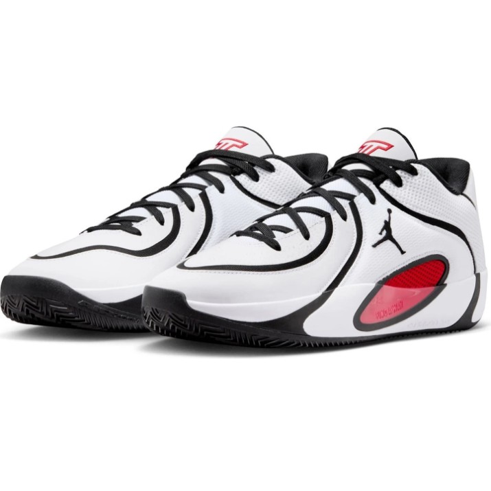 Adidași pentru bărbați Nike Jordan Tatum 4 White/Black/University Red, s.45.5
