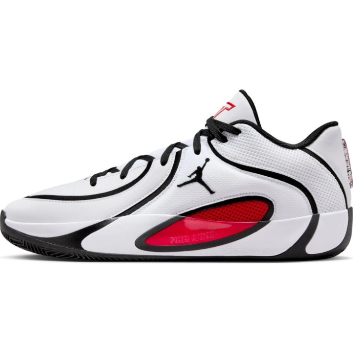 Adidași pentru bărbați Nike Jordan Tatum 4 White/Black/University Red, s.45.5