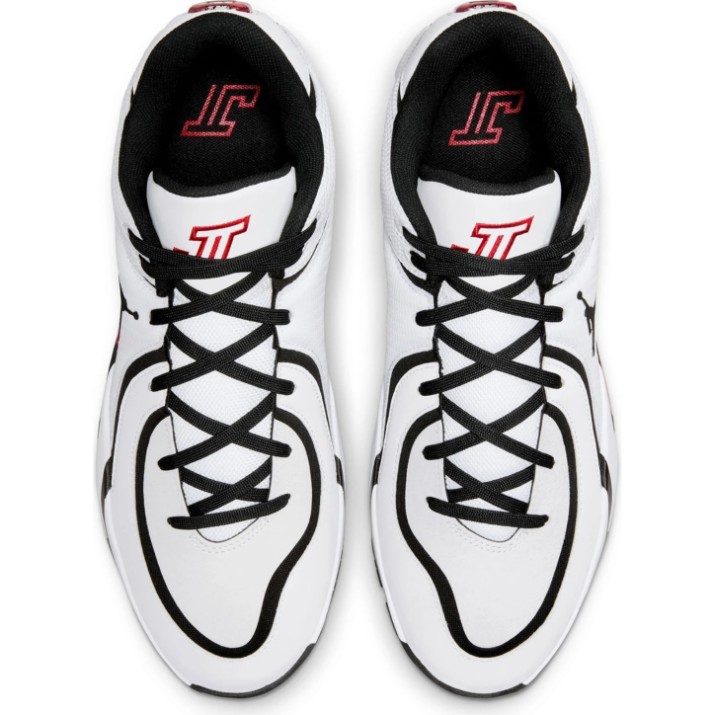 Adidași pentru bărbați Nike Jordan Tatum 4 White/Black/University Red, s.46