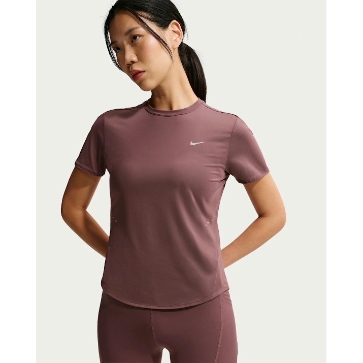 Tricou de dame Nike Swift Dri-Fit Short-Sleeve Tattoo/Reflective Silver, s.L