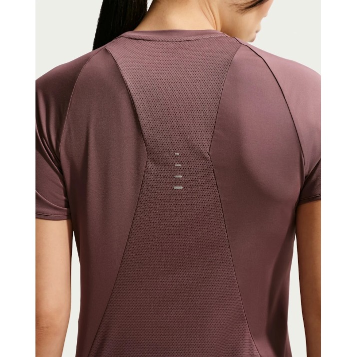 Tricou de dame Nike Swift Dri-Fit Short-Sleeve Tattoo/Reflective Silver, s.XS