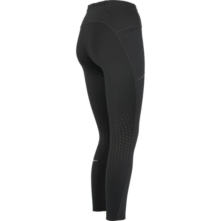 Jambiere damă Nike Swift High-Waisted 7/8 Black/Reflective Silver, s.S