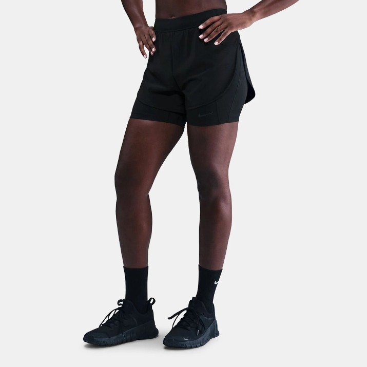 Pantaloni scurți dame Nike Universa Black/Anthracite/Dark Smoke Grey, s.M