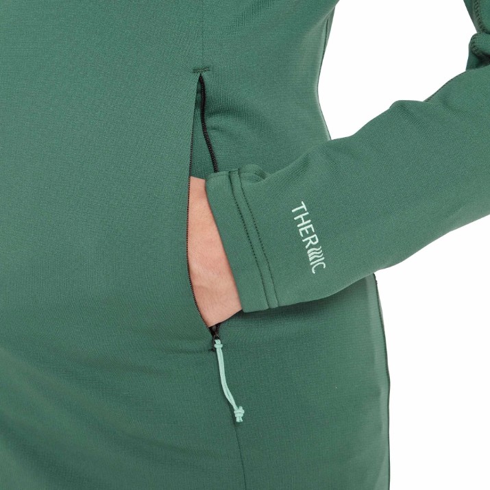 Женская толстовка Rab Superflux Hoody 10 Green Slate