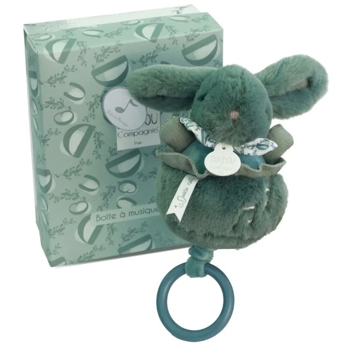 Мягкая игрушка Doudou Rabbit Music Green 20cm (DC4367)