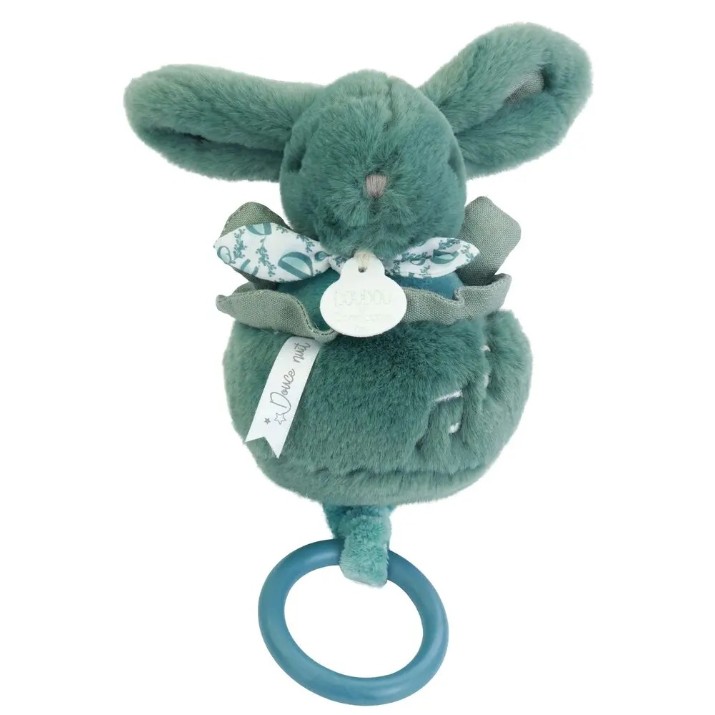 Мягкая игрушка Doudou Rabbit Music Green 20cm (DC4367)