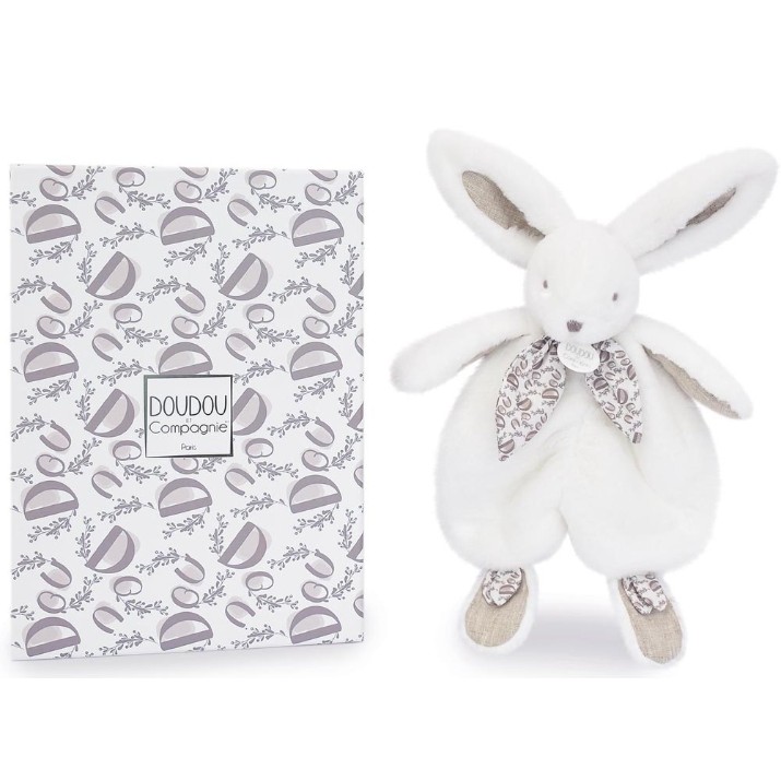 Jucărie de pluș Doudou Rabbit White 29cm (DC4148)