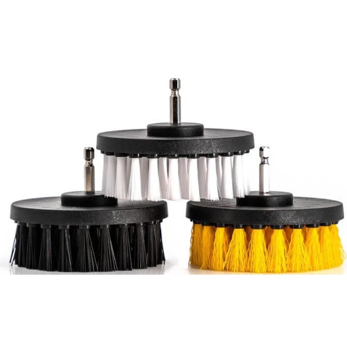 Perie Work Stuff Drill Brush Set 3 pack Soft medium Hard (WS146)