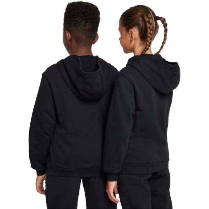 Детская толстовка Nike Club Fleece Black/White, s.L