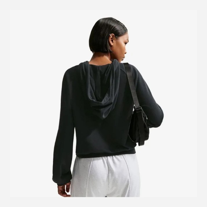 Женская толстовка Nike Nsw Chill Ft Black/Sail, s.XS