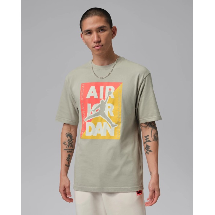 Мужская футболка Nike Jordan Graphic Spruce Fog, s.XXL