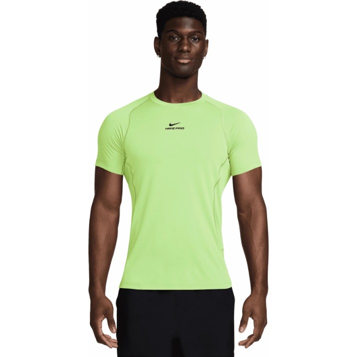 Tricou bărbătesc Nike Pro Dri-Fit Light Liquid Lime/Black, s.M