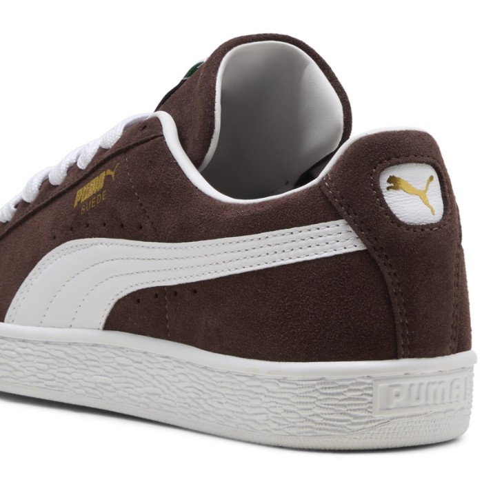 Ghete pentru copii Puma Suede Classic Chocolate Brown/Puma White, s.40