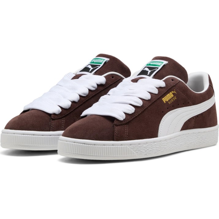 Ghete pentru bărbați Puma Suede Classic Chocolate Brown/Puma White, s.40.5