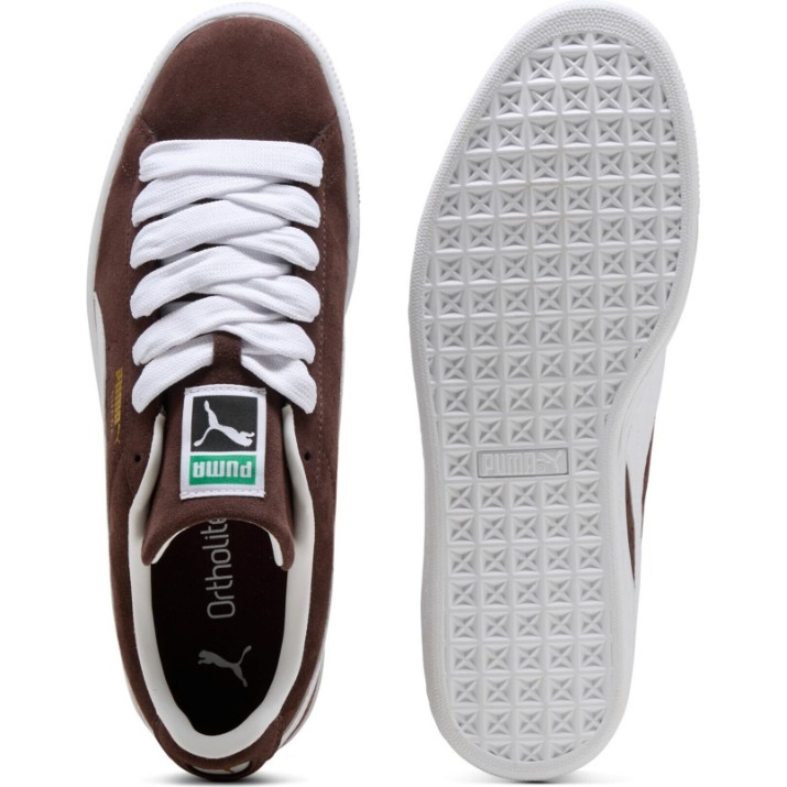 Ghete pentru bărbați Puma Suede Classic Chocolate Brown/Puma White, s.40.5